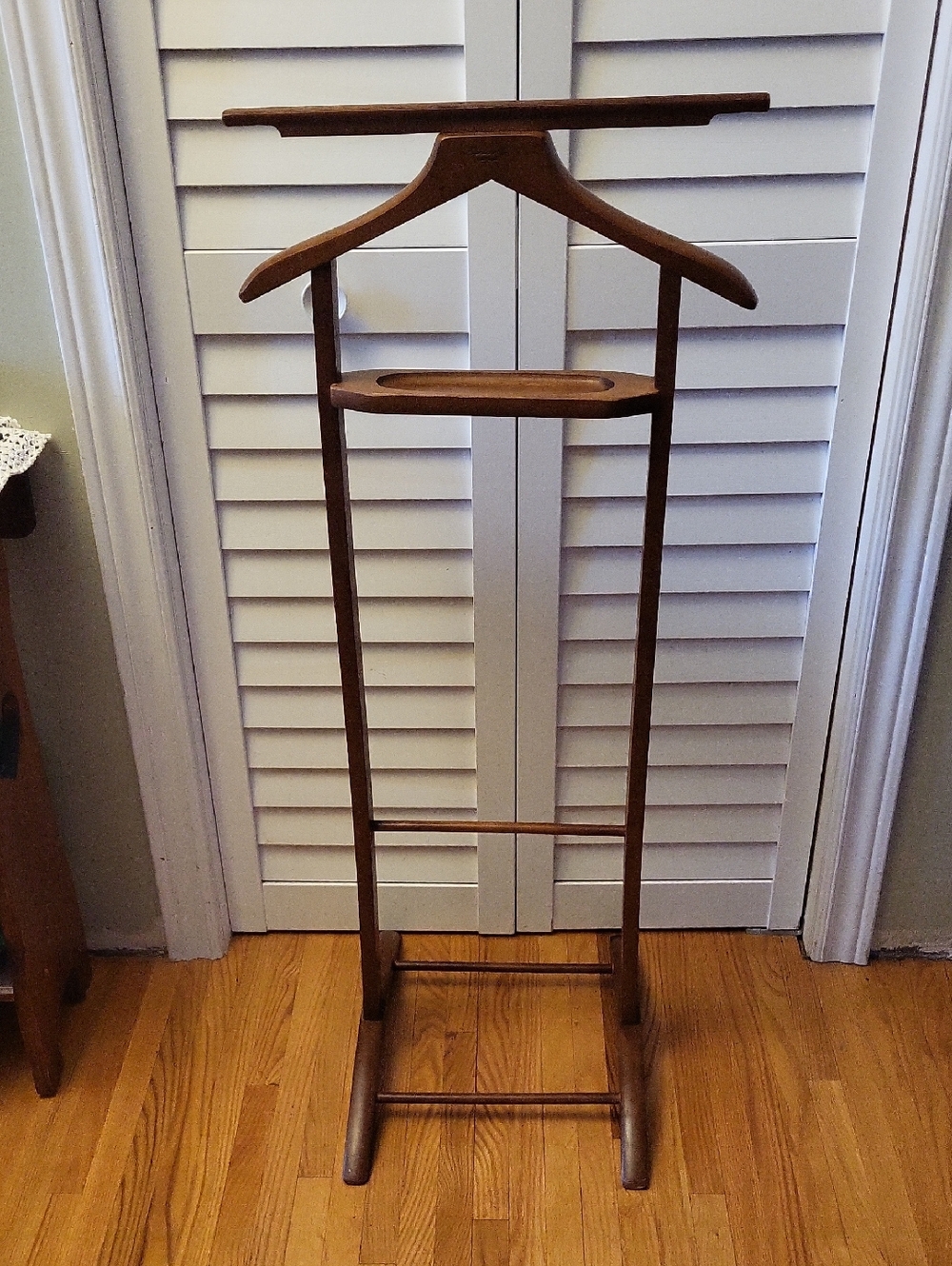 Rare Mid-century Baribocraft Wooden Valet Stand Made In CANADA